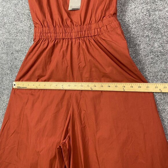 NEW Sans‎ & Sans Back Parting Off Square Neck Sleeveless Wide Leg Jumpsuit - Picture 8 of 14